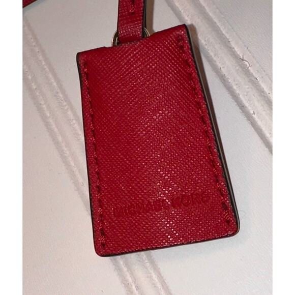 Michael Kors Red Hamilton Handbag - Picture 14 of 16